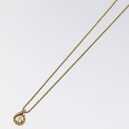 Christian Dior CD Pendant Necklace Gold-plated, GOLD, GOLD_PLATED, Necklace