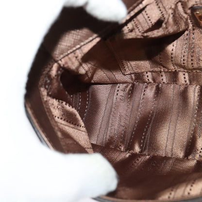 Salvatore Ferragamo Gancini Chain Shoulder bag Leather, BROWN, LEATHER, Shoulder bag