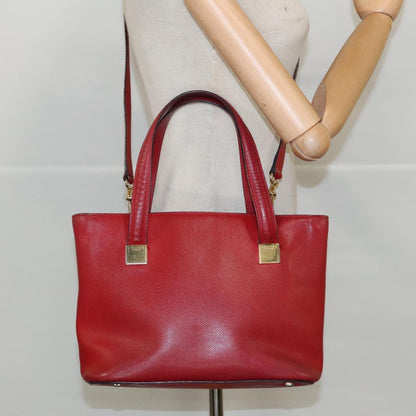 Celine Handbag Leather, RED, LEATHER, Handbag