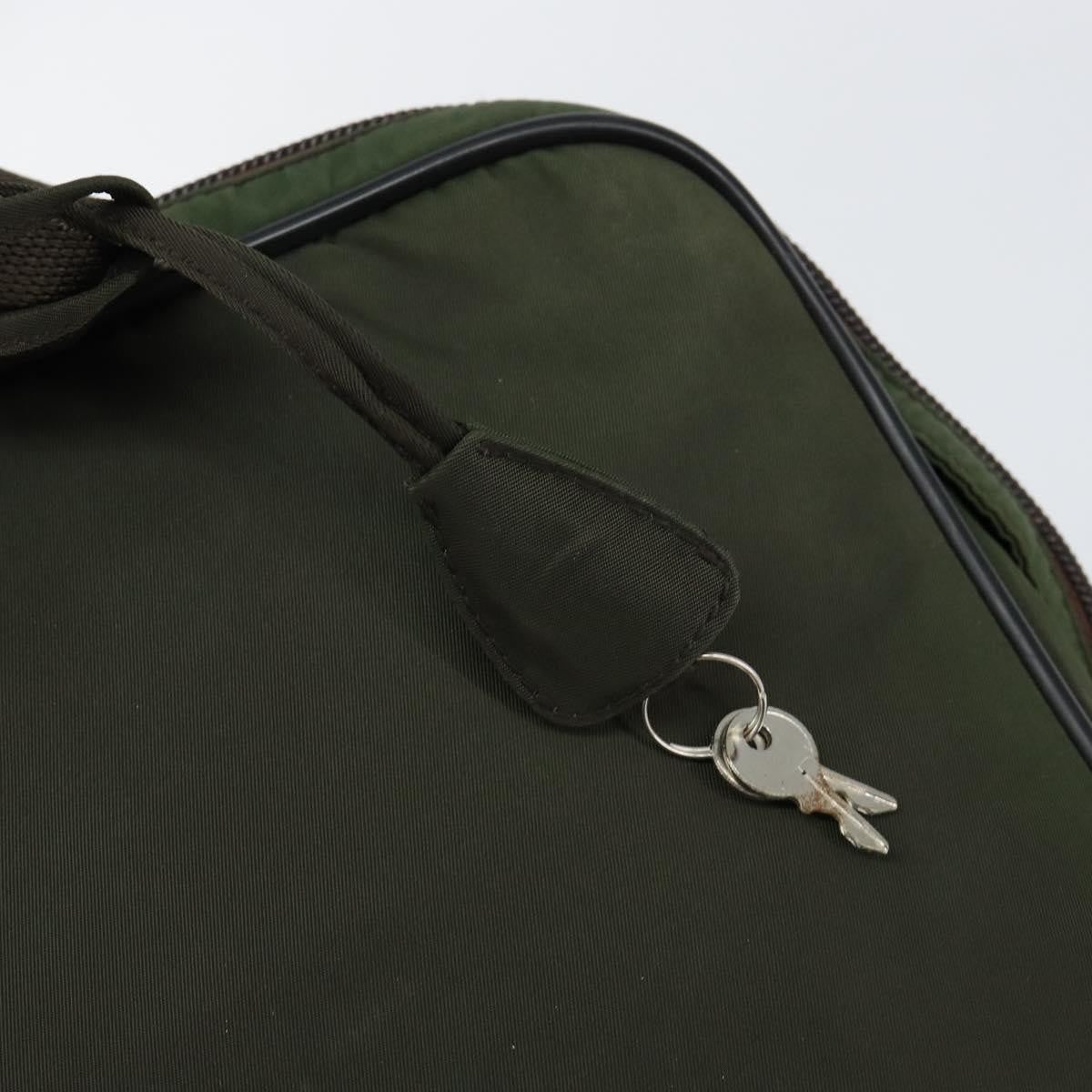 Prada Vintage Handbag Tessuto, KHAKI, NYLON, Handbag