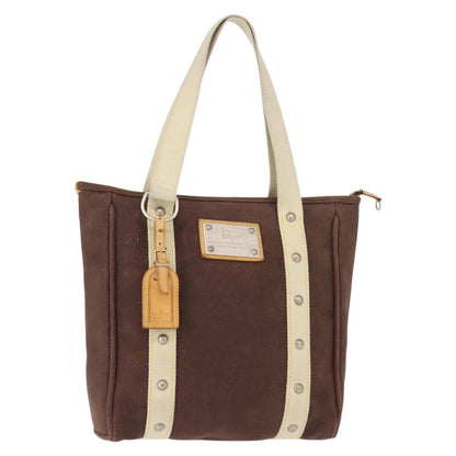 Louis Vuitton Antigua Tote Canvas, BROWN, CANVAS, Tote bag
