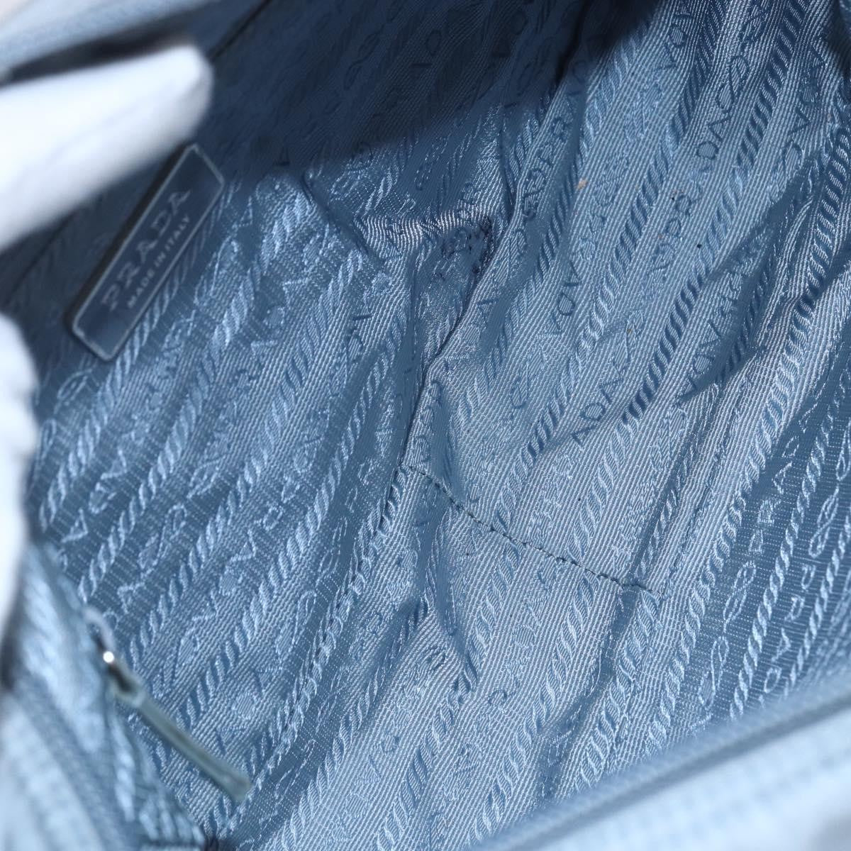 Prada Front Pocket Camera Bag Tessuto, BLUE, NYLON, Shoulder bag