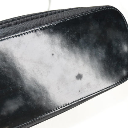 Gucci Vintage Bamboo Handle Bag Nylon, BLACK, NYLON, Handbag