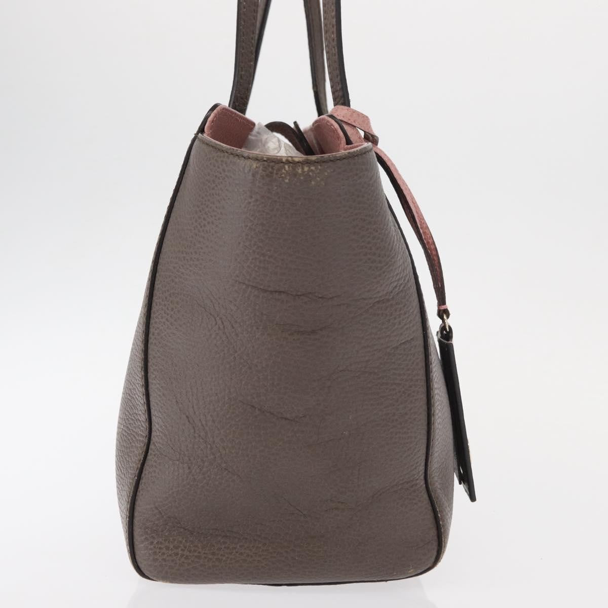 Gucci Swing Tote Leather, GRAY, LEATHER, Tote bag