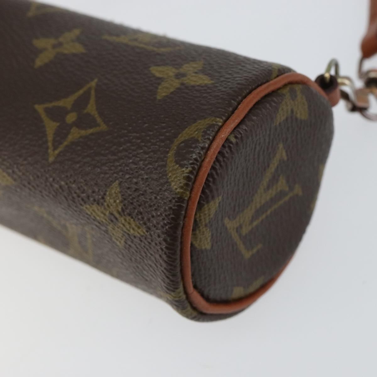 Louis Vuitton Papillon Pochette Monogram Canvas, BROWN, CANVAS, Clutche & pouche