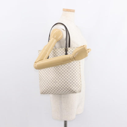 Celine Vintage Macadam Tote bag Canvas, WHITE, CANVAS, Tote bag
