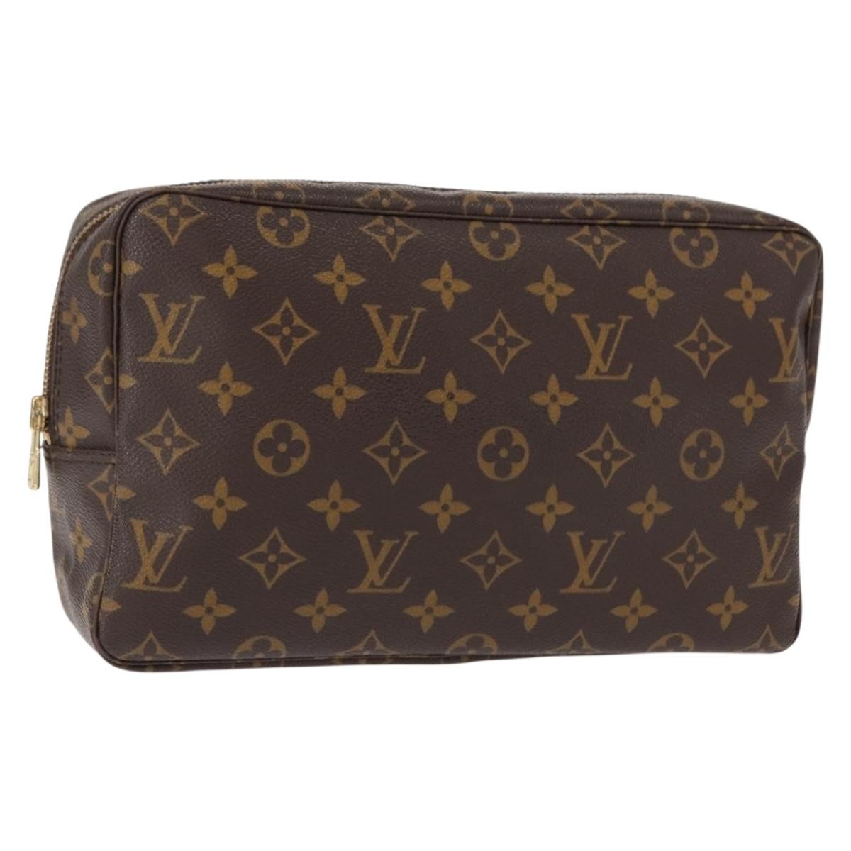 Louis Vuitton Trousse Toilette Monogram Canvas, BROWN, CANVAS, Clutche & pouche