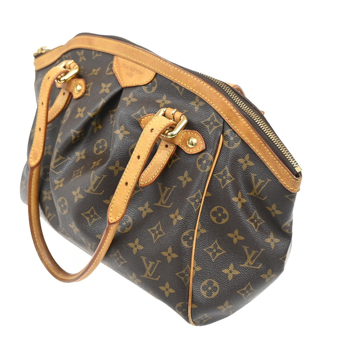 Louis Vuitton Tivoli Handbag Monogram Canvas, BROWN, CANVAS, Shoulder bag