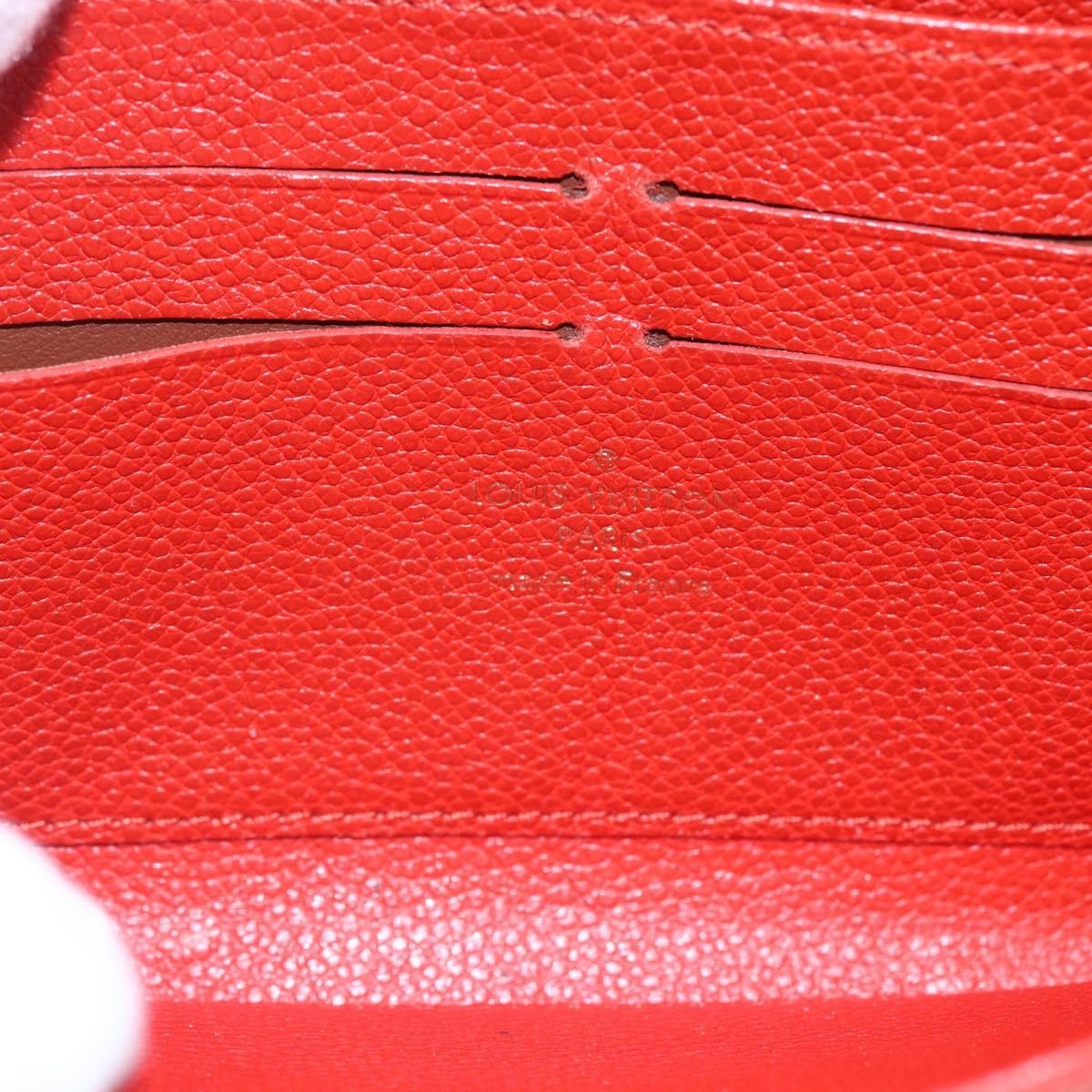 Louis Vuitton Portefeuille zippy Monogramme Empreinte Monogramme Empreinte, RED, LEATHER, Wallets