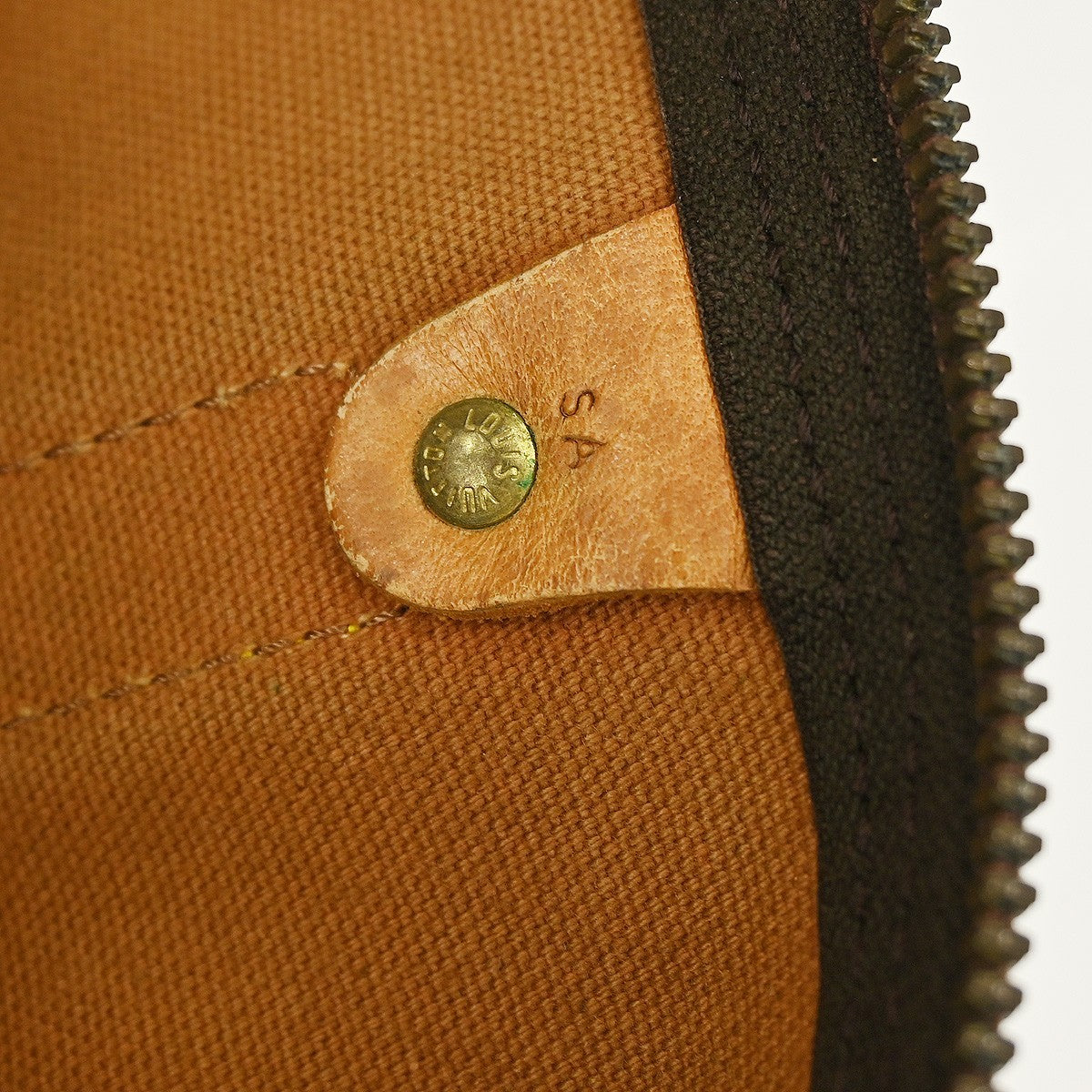 Louis Vuitton Keepall Bag Monogram Canvas, BROWN, CANVAS, Travel bag