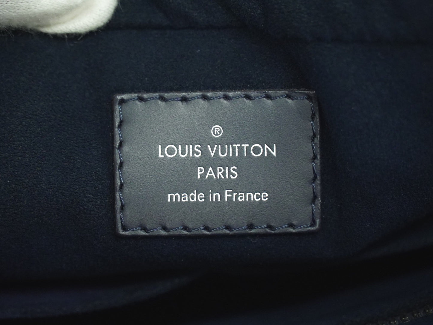 Louis Vuitton Brooks Briefcase Epi Leather, NAVY, LEATHER, Briefcase
