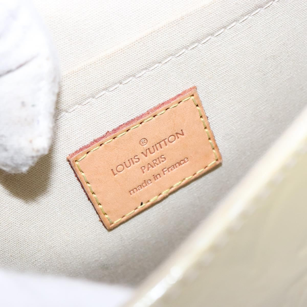 Louis Vuitton Bellflower Handbag Monogram Vernis, BEIGE, PATENT_LEATHER, Handbag