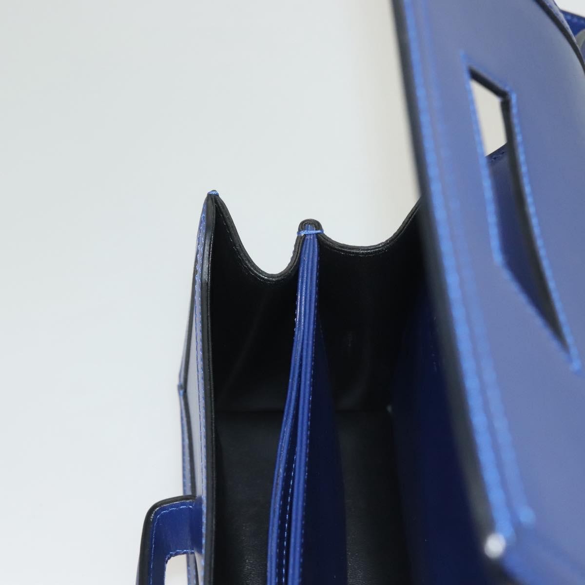 Loewe Barcelona Shoulder Bag Leather, BLUE, LEATHER, Shoulder bag