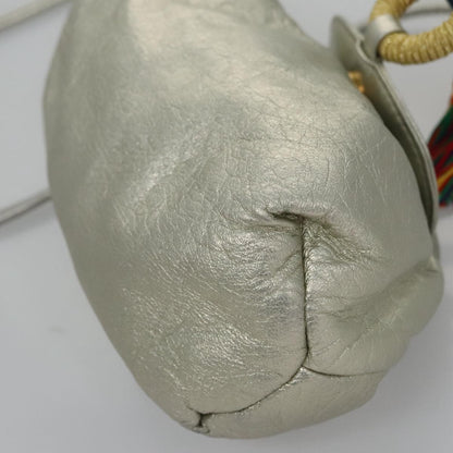 Loewe Vintage Crossbody Leather, SILVER, LEATHER, Shoulder bag