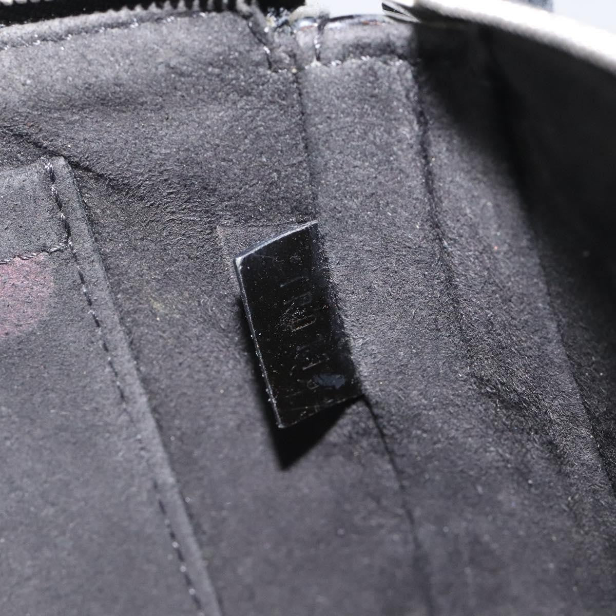 Louis Vuitton Pochette Accessoires NM Electric Epi Leather, BLACK, LEATHER, Clutche & pouche