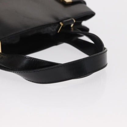 Gucci Vintage Handbag Leather, BLACK, LEATHER, Handbag