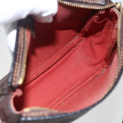 Louis Vuitton Trousse Make Up Bag Damier Canvas, BROWN, CANVAS, Clutche & pouche