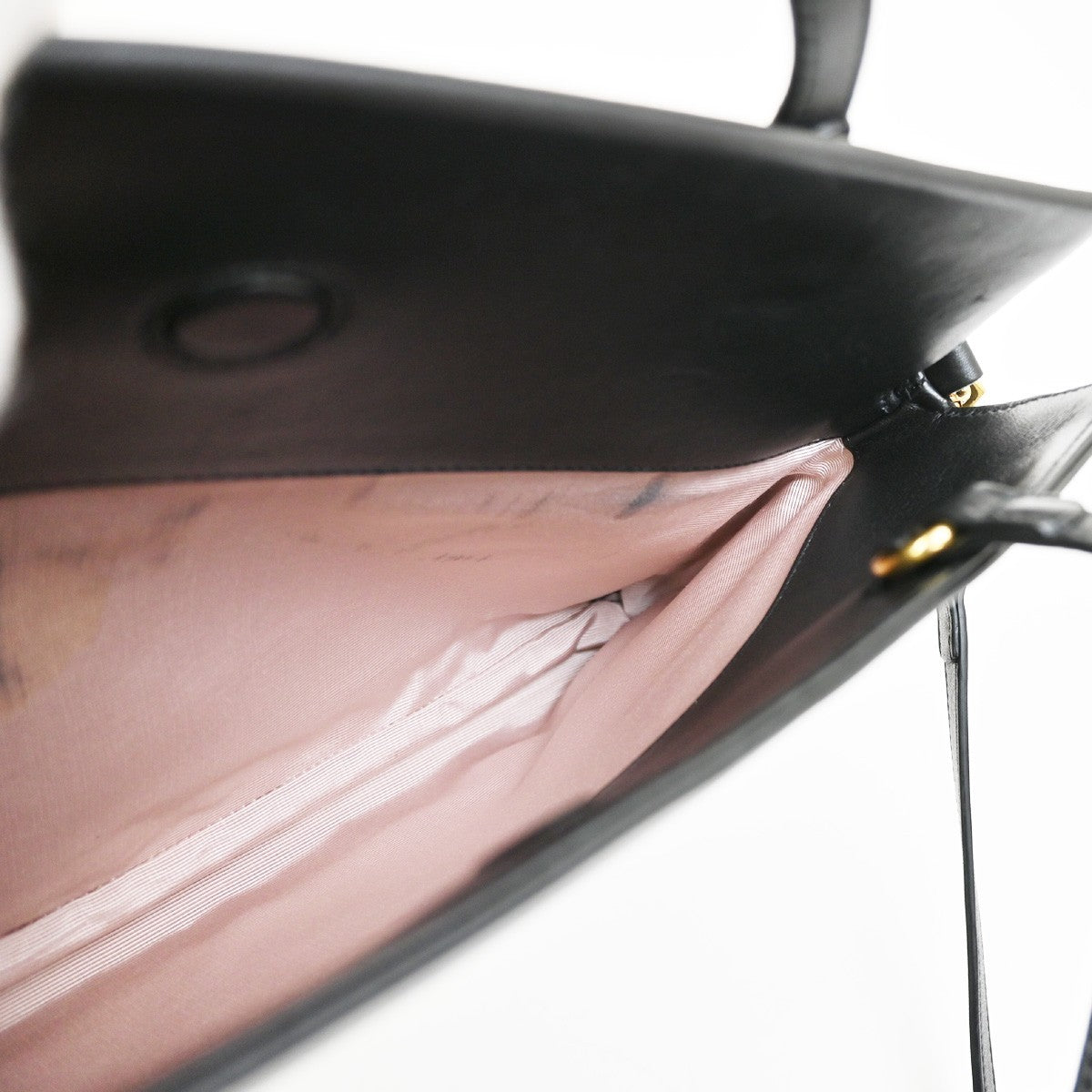 Gucci Linea Matisse Interlocking G Top Handle Tote Leather, BLACK, LEATHER, Tote bag