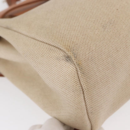 Hermes Herbag A Dos Backpack Toile, BEIGE, CANVAS, Backpack
