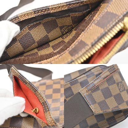 Louis Vuitton Geronimos Waist Bag Damier, BROWN, CANVAS, Travel bag