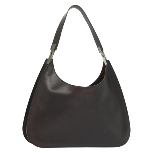 Gucci Vintage Wristlet Clutch Leather, SILVER, LEATHER, Shoulder bag