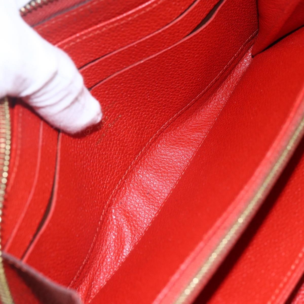 Louis Vuitton Portefeuille zippy Monogramme Empreinte Monogramme Empreinte, RED, LEATHER, Wallets