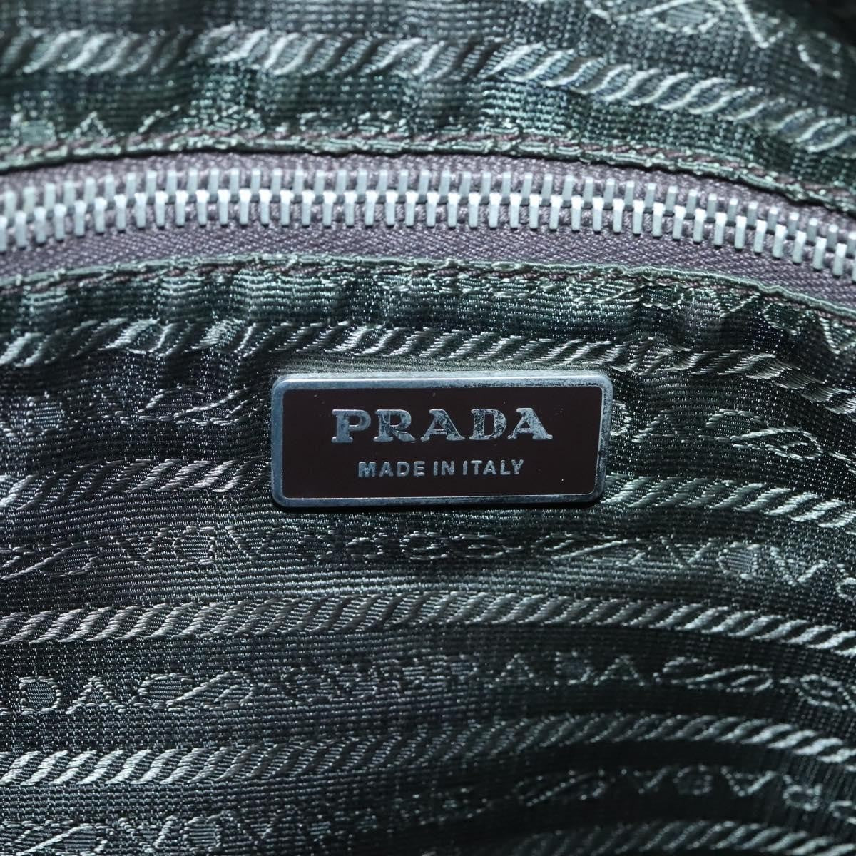Prada Flat Messenger Bag Tessuto, BLUE, NYLON, Shoulder bag