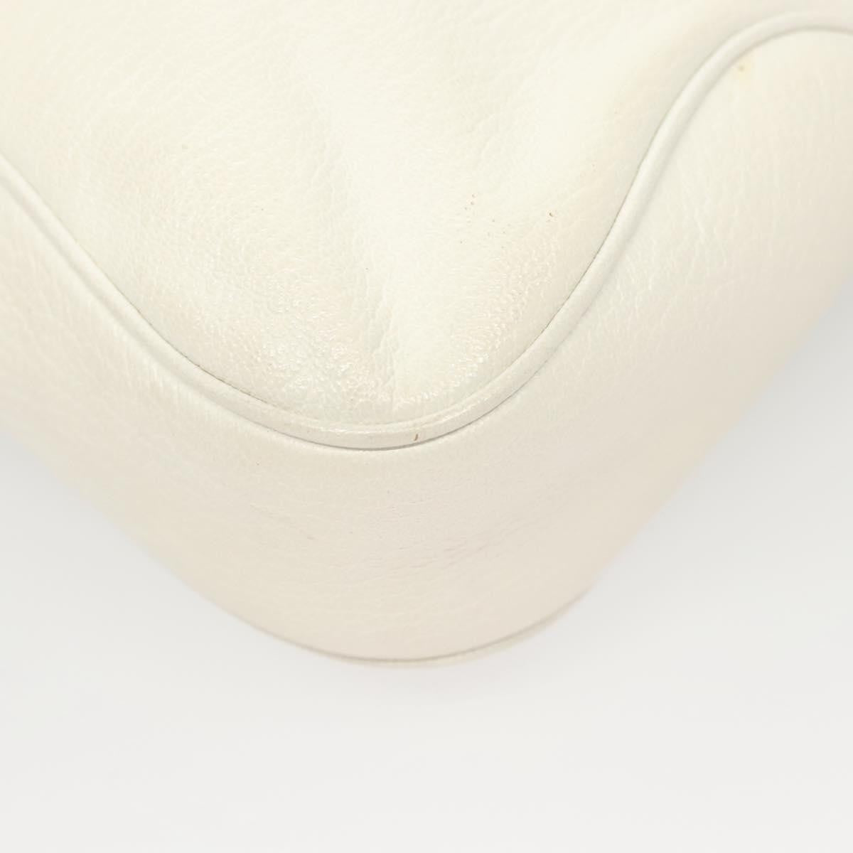 Salvatore Ferragamo Vintage Vara Hobo Leather, WHITE, LEATHER, Shoulder bag