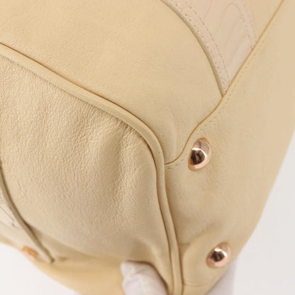 Balenciaga Vintage handbag Leather, BEIGE, LEATHER, Handbag