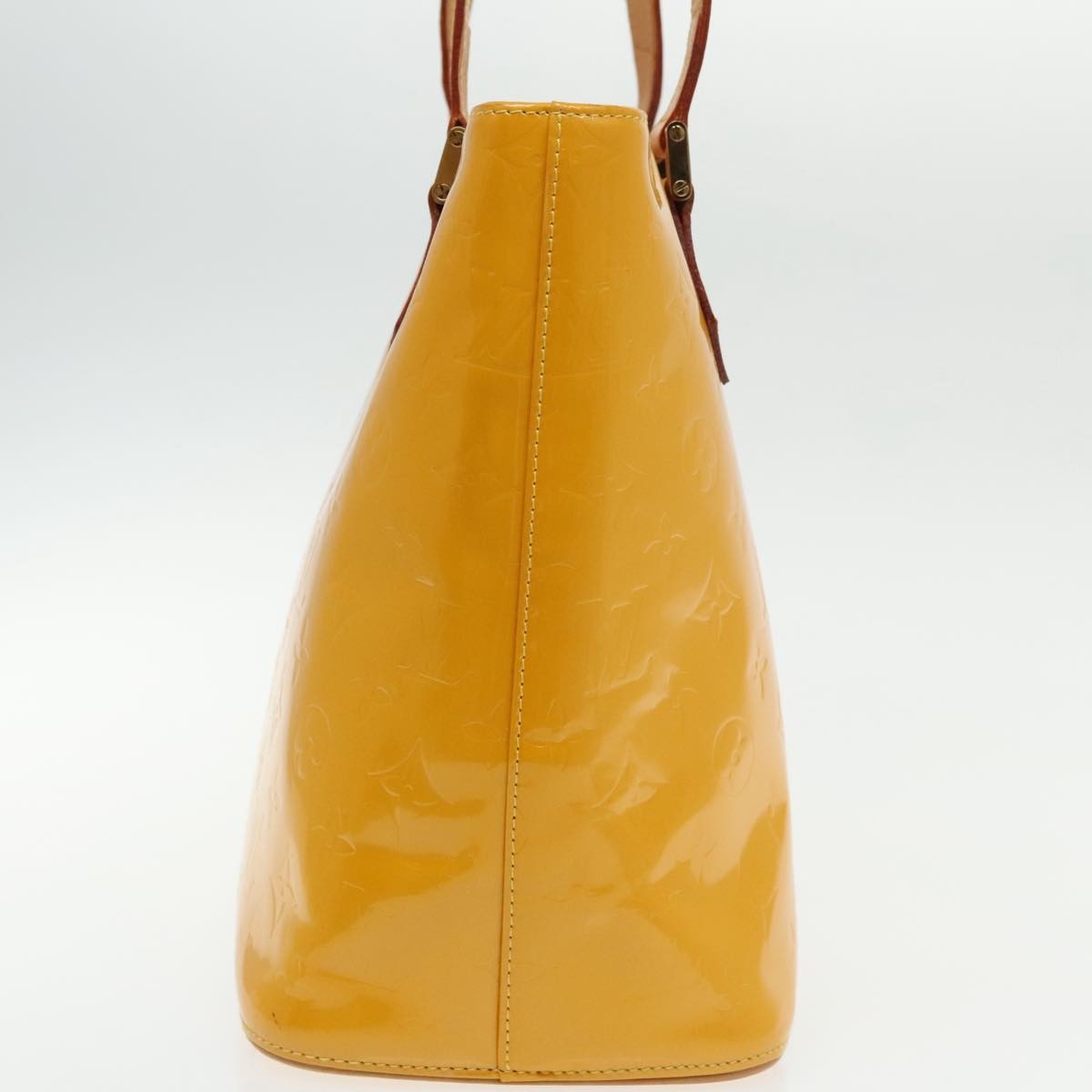 Louis Vuitton Houston Handbag Monogram Vernis, YELLOW, PATENT_LEATHER, Handbag