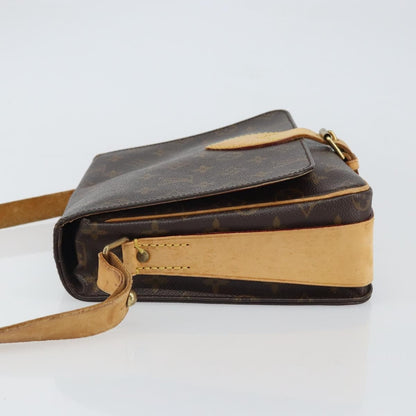 Louis Vuitton Cartouchiere Handbag Monogram Canvas, BROWN, CANVAS, Shoulder bag