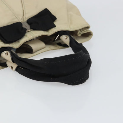 Salvatore Ferragamo Vala Handbag Nylon, BEIGE, NYLON, Handbag