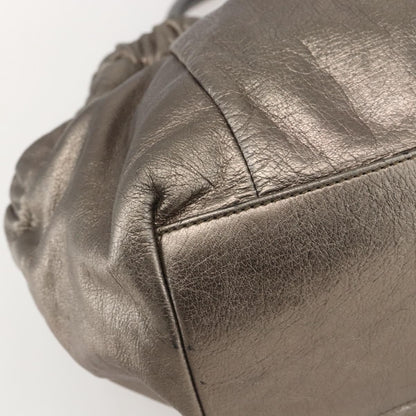 Salvatore Ferragamo Vala Handbag Leather, GOLD, LEATHER, Handbag