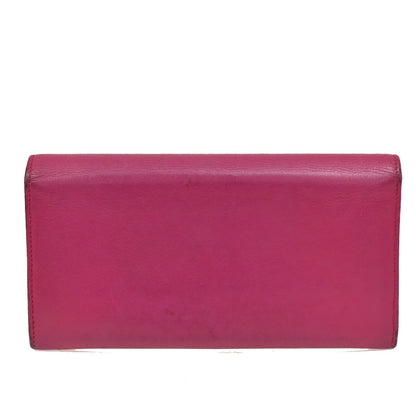 Saint Laurent Belle de Jour Flap Wallet Leather, PINK, LEATHER, Wallets