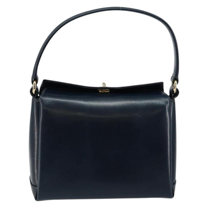 Gucci Vintage Convertible Box Crossbody Bag Leather, NAVY, LEATHER, Handbag