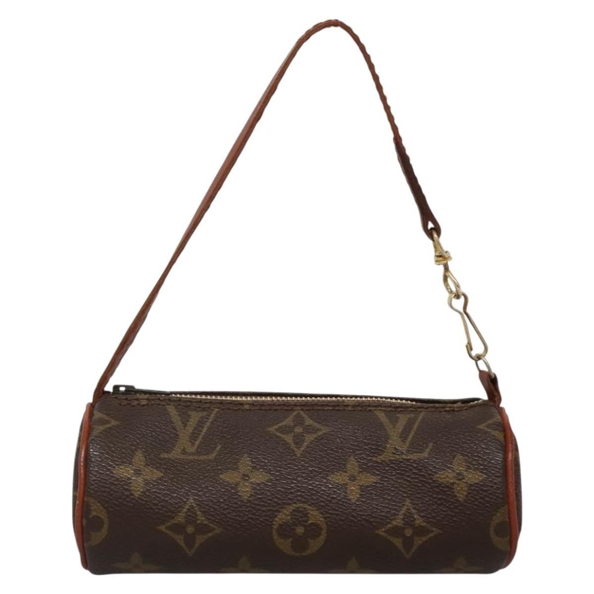 Louis Vuitton Papillon Pochette Monogram Canvas, BROWN, CANVAS, Handbag