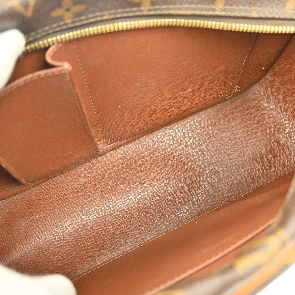 Louis Vuitton Cite Handbag Monogram Canvas, BROWN, CANVAS, Handbag