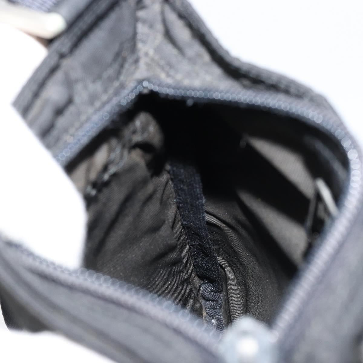 Prada Front Zip Convertible Flat Messenger Tessuto with Leather, BLACK, NYLON, Shoulder bag