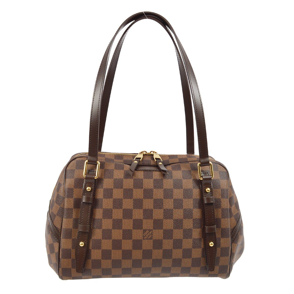 Louis Vuitton Rivington Satchel Damier, BROWN, CANVAS, Handbag