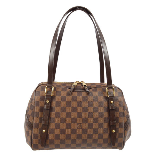 Louis Vuitton Rivington Satchel Damier, BROWN, CANVAS, Handbag