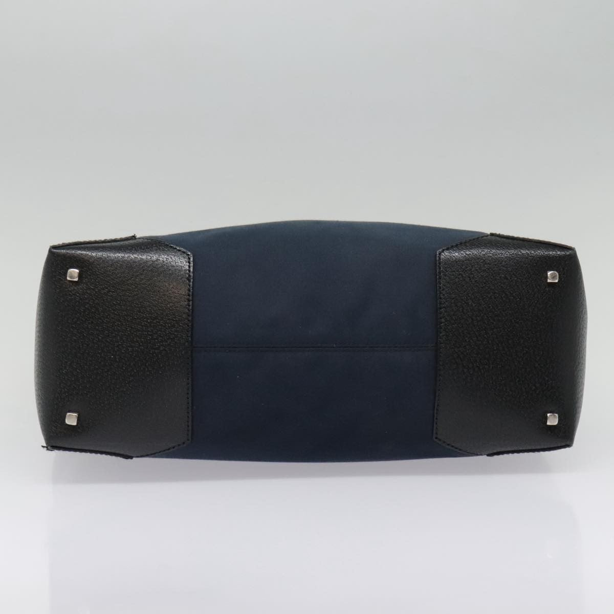 Salvatore Ferragamo Gancini Tote Gancini Canvas, NAVY, CANVAS, Tote bag