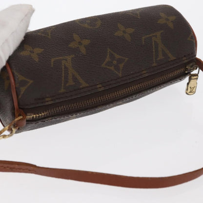 Louis Vuitton Papillon Pochette Monogram Canvas, BROWN, CANVAS, Clutche & pouche
