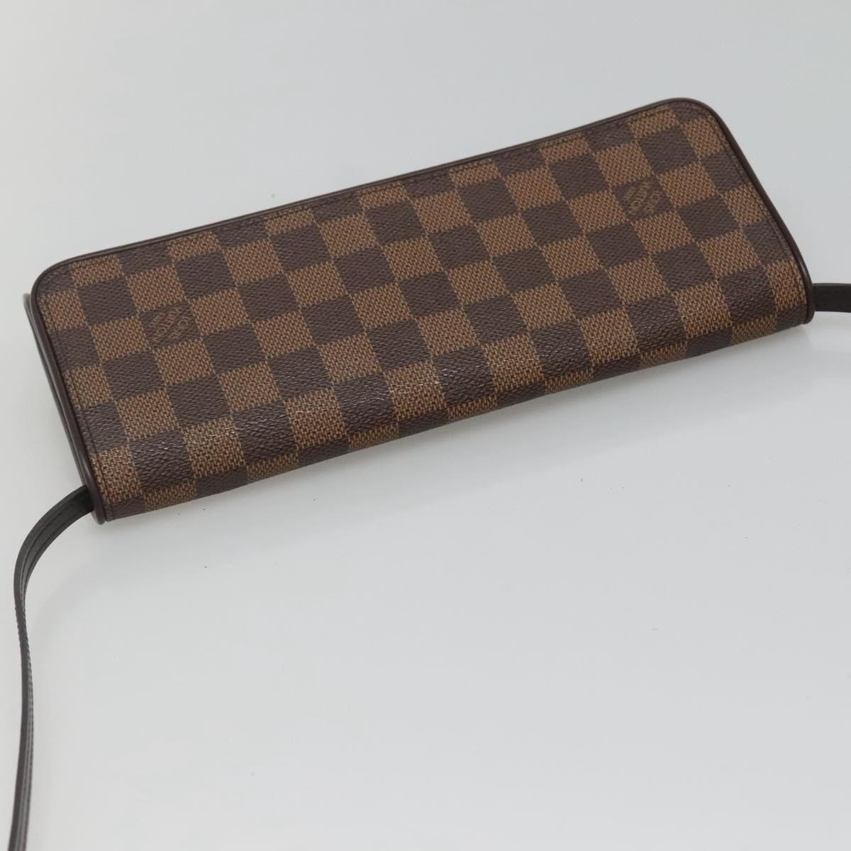 Louis Vuitton Twin Handbag Damier, BROWN, CANVAS, Handbag