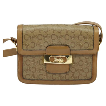 Celine Sulky Shoulder bag Canvas, BEIGE, CANVAS, Shoulder bag