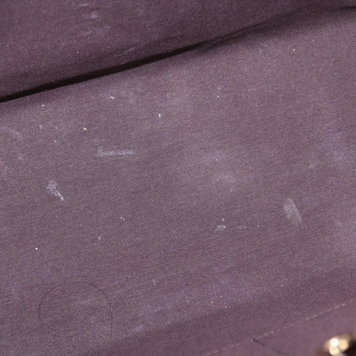 Louis Vuitton Wilshire Handbag Monogram Vernis, PURPLE, PATENT_LEATHER, Handbag