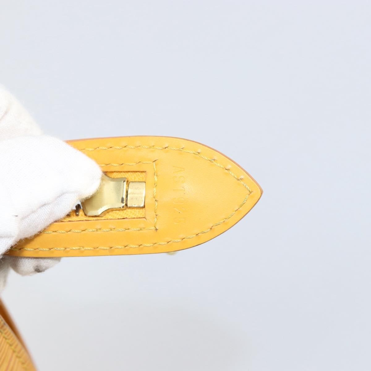 Louis Vuitton Saint Jacques Handbag Epi Leather, YELLOW, LEATHER, Handbag