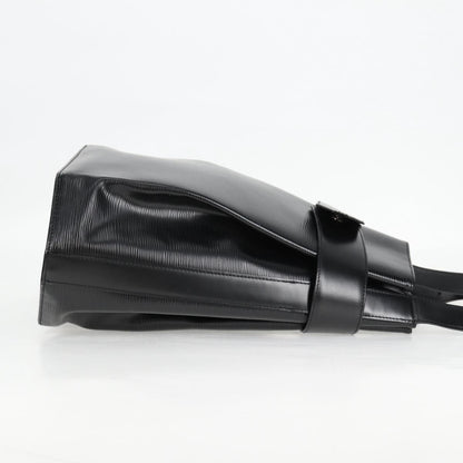 Louis Vuitton Vintage Sac d'Epaule Handbag Epi Leather, BLACK, LEATHER, Shoulder bag