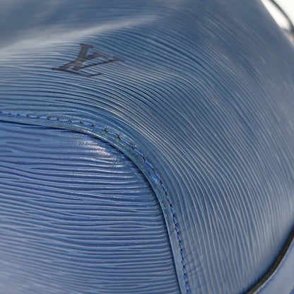 Louis Vuitton Petit Noe Handbag Epi Leather, BLUE, LEATHER, Shoulder bag