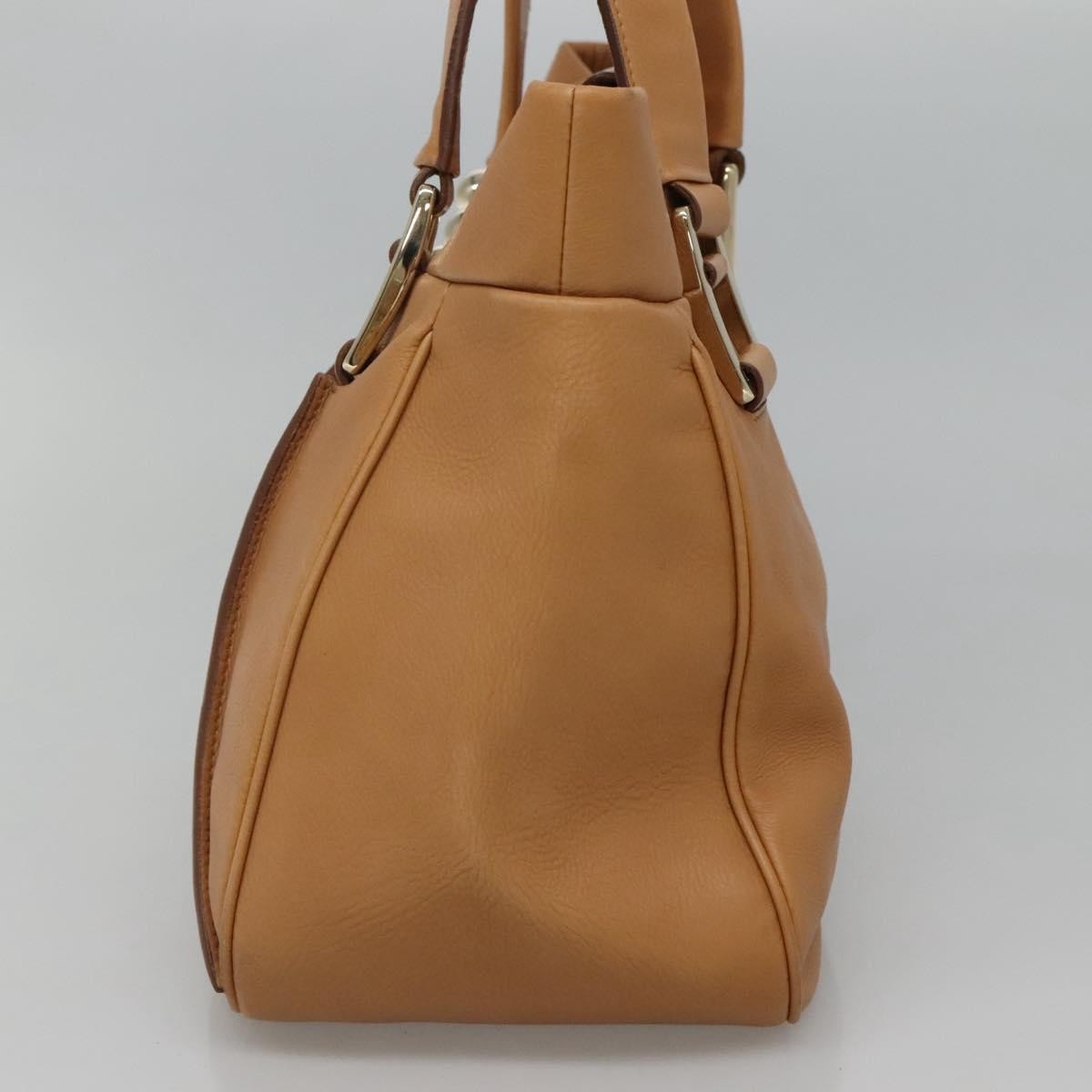 Celine Handbag Leather, BEIGE, LEATHER, Handbag