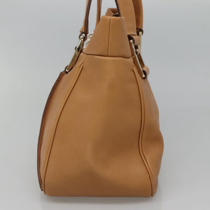 Celine Handbag Leather, BEIGE, LEATHER, Handbag